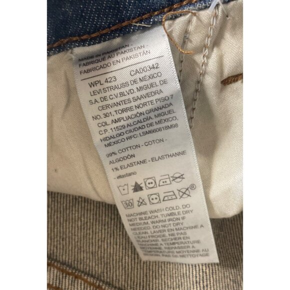 Levi Strauss Signature Denim Maxi Skirt Women’s 6 W28 Mid Rise Comfort Stretch - Picture 10 of 12